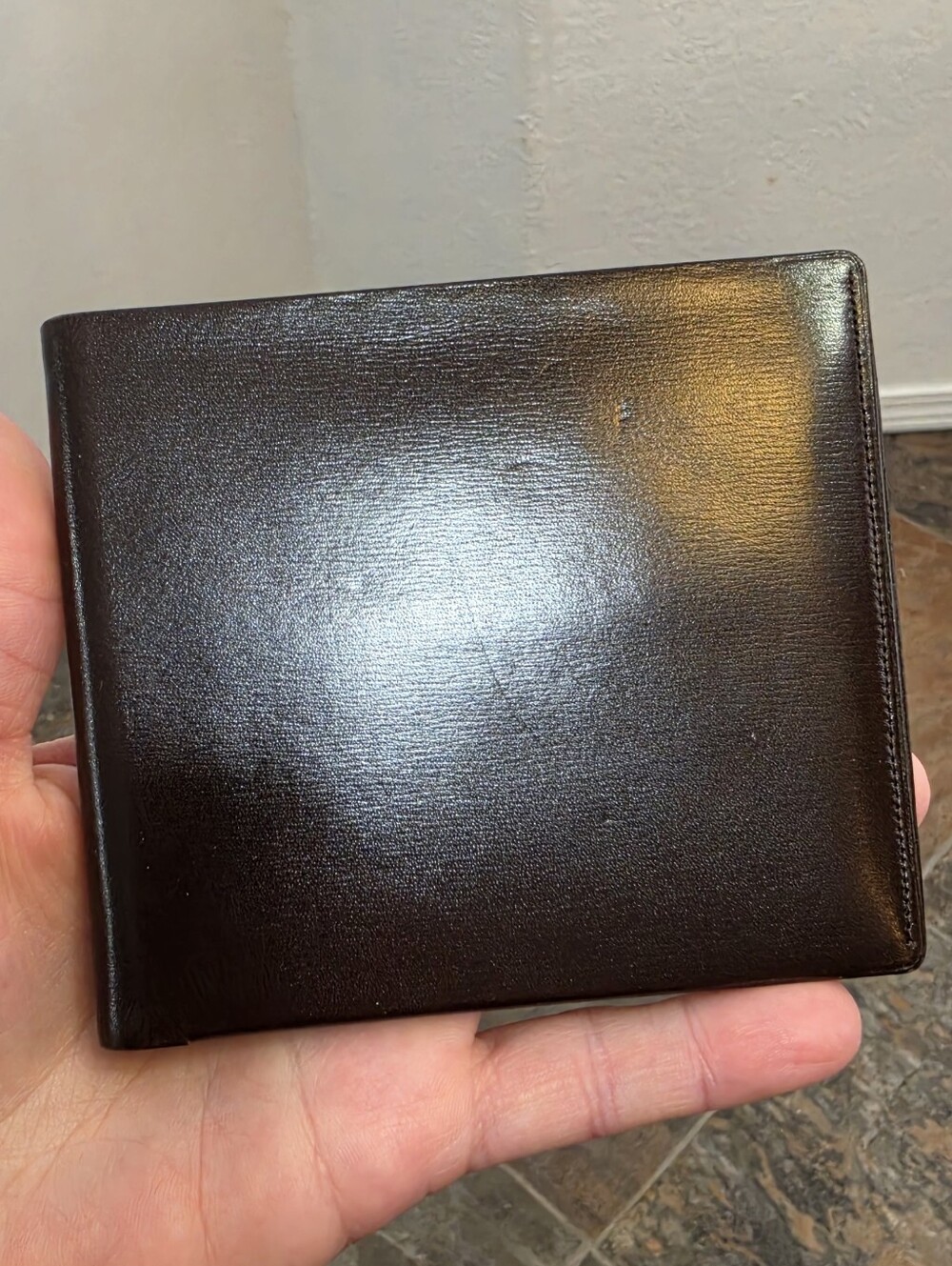 Vintage Hickok Genuine Cowhide Leather Bifold Wallet - LIKE NEW